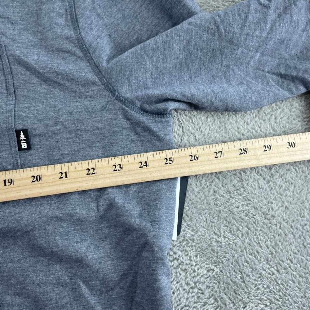 Bass Outdoor Mens Ombre Blue Long Sleeve Utili-Tee With Pocket XXL NWT 6044 - Picture 9 of 10